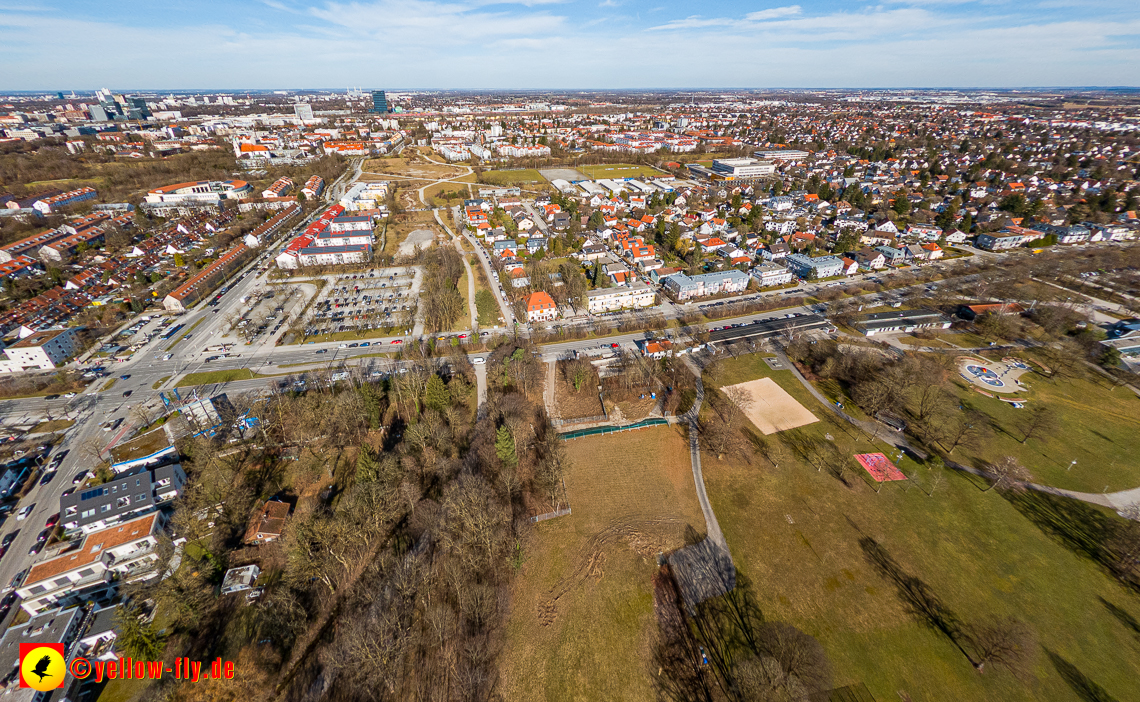 20.02.2023 - der Hachinger Bach und das Michaelibad in Neuperlach